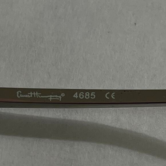 Ernest Hemingway Eyeglasses Sunglasses Frames Only Black 49-21-140 4685 - Picture 4 of 6